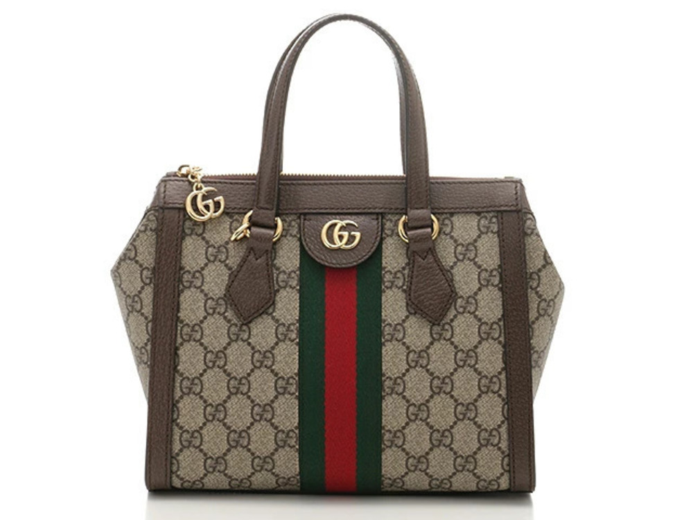 Gucci Shoulder Bag GG Canvas Calfskin
